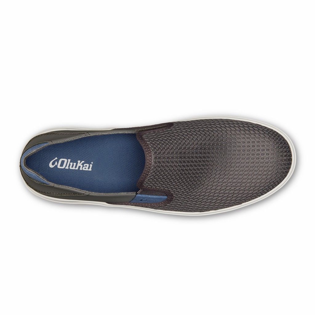 Olukai Men's Lae ahi Slip On Shoe - Pavement US861-052